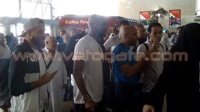 بالصور.. بعثة «الزمالك» تغادر مطار القاهرة إلى المغرب