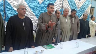 بالصور.. إنهاء خصومة ثأرية بشبين القناطر