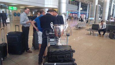 بعثة الاتحاد السكندري تصل مطار القاهرة بدرع البطولة العربية