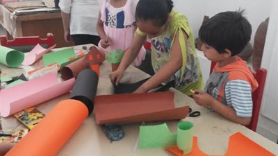 ورش أشغال فنية بقصر ثقافة منيا القمح في الشرقية