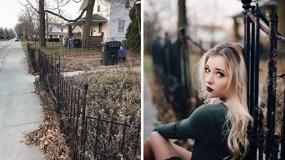 فتاة تحول الأماكن القبيحة لأخرى رائعة (صور)