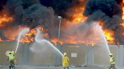 اندلاع حريق داخل مصنع زيوت في جمصة