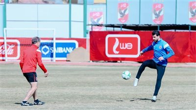 برنامج تدريبي منفرد لمحمود متولي أثناء راحة الأهلي