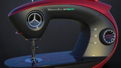 شركات السيارات تصمم آلات خياطة (صور)