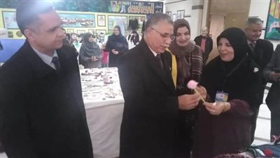 وكيل التعليم بشمال سيناء يفتتح معرض تصفيات مسابقة الاقتصاد المنزلي | صور