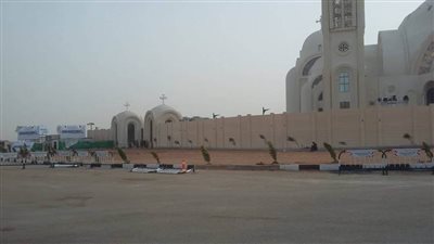 تكثيف أمني بمحيط كاتدرائية العاصمة الجديدة لاستقبال ضيوف قداس عيد الميلاد | صور