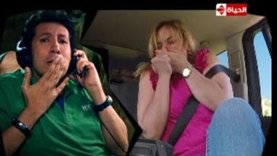 بالفيديو.. انهيار ريم البارودي في «هاني هز الجبل»