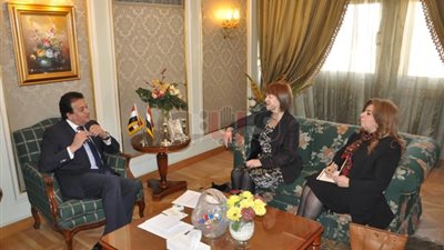 وزير التعليم العالي يبحث آليات التعاون مع المجلس الثقافي البريطاني (صور)