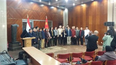 قنصل الصين بالإسكندرية تفتتح معرضا للخط الصيني | صور