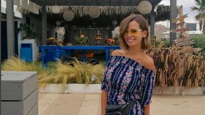 إيمان العاصي تقضي إجازتها في لبنان