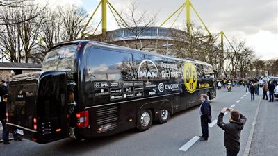 إصابة لاعب دورتموند في انفجار قبل لقاء موناكو