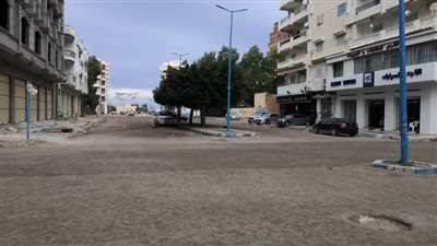 سقوط أمطار خفيفة على مرسى مطروح