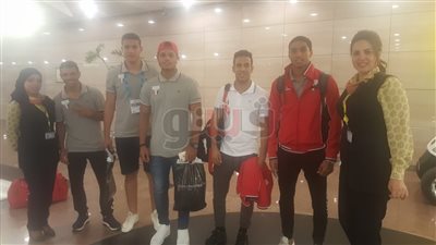 بعثة مصر المشاركة في دورة البحر المتوسط تصل مطار القاهرة