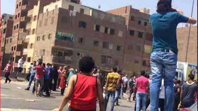 بالصور.. أهالي المريوطية يقطعون «الدائري» لانقطاع المياه