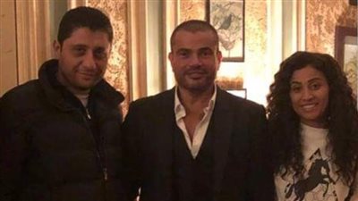 تفاصيل زيارة عمرو دياب لدينا الشربيني بكواليس مسلسها الجديد «زي الشمس»