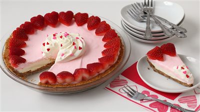 طريقة إعداد تشيز كيك الفالنتين في عيد الحب