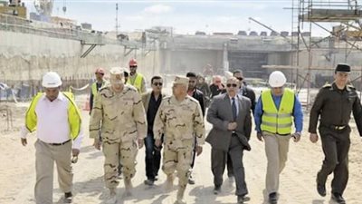 الهيئة الهندسية تتسلم أراضي العاملين بتعمير الزراعة لتمهيد الطرق