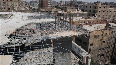 بالصور.. محافظة الجيزة تشن حملات لإزالة العقارات المخالفة