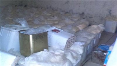 ضبط نصف طن سمن بدون فواتير في قنا