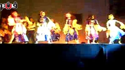 بالفيديو.. فرقة أكاديمية الفنون تقدم عروضها ببيت القاضي