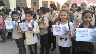 «رؤية مصر 2030» برنامج ثقافي بمدارس المحلة الكبرى (صور)