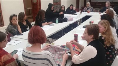 ورشة عمل للتدريب على المنسوجات السيناوية في الكويت (صور)