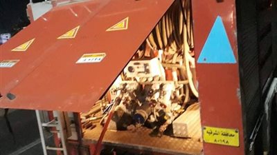 حريق يلتهم محتويات منزل في الشرقية (صور)