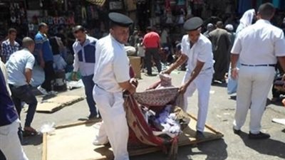 إزالة 169 حالة إشغالات الباعة الجائلين من محطات مترو الأنفاق