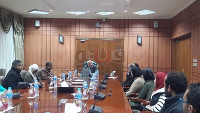 محافظ بورسعيد: إنشاء أول قاعدة بيانات للأراضي (صور)