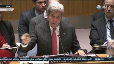 جون كيرى: «الأسد» مثل «داعش» مفسد ولا يؤمن بوقف إطلاق النار