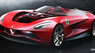 ألفا روميو تعيد تصنيع سيارتها 8C (صور)