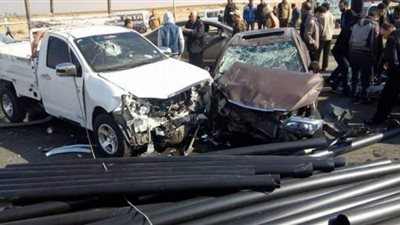 مصرع شابين في حادث تصادم ببورسعيد