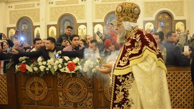 انطلاق قداس عيد الميلاد المجيد بكاتدرائية العاصمة الجديدة 