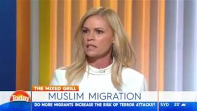 بالفيديو.. مذيعة تطالب بمنع المهاجرين المسلمين من دخول إستراليا