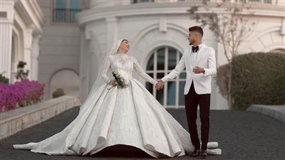 أول صورة من حفل زفاف نجم الأهلي أحمد الشيخ 