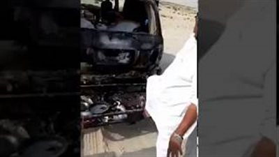 العناية الإلهية تنقذ عائلة من الموت بعد اشتعال سيارتها (فيديو)