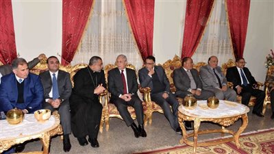 محافظ  الأقصر يهنئ الأقباط والأسقف العام بعيد الميلاد المجيد