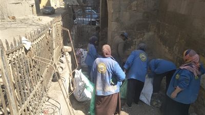 الانتهاء من تنظيف قبة خديجة أم الأشرف بمنطقة برقوق الأثرية (صور)