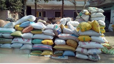 مصادرة 3 آلاف و171 طن أرز مخبأة داخل مخازن المحتكرين