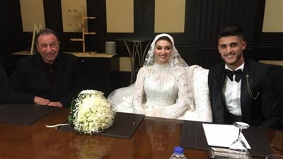 محمود الخطيب يحضر حفل زفاف أحمد الشيخ | صور