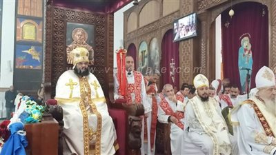 قداس عيد الميلاد بكنيسة الأنبا شنودة بالغردقة | صور