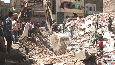 نائب محافظ القاهرة: 8 أسر متضررة من انهيار عقاري الساحل