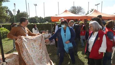 وزيرة الثقافة تفتتح معرض المشروعات الصغيرة ومتناهية الصغر بنادى الجزيرة