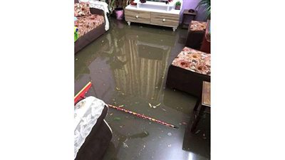 الفيضانات تغرق البيوت في بغداد