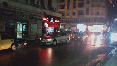 عودة هطول الأمطار الغزيرة على الإسكندرية