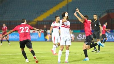 عبدالرحمن جندية يسجل هدف قاتل لنادي مصر في شباك الزمالك