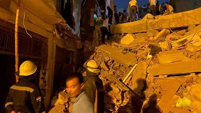 الحماية المدنية تنقذ 4 محتجزين في انهيار عقار بالإسكندرية