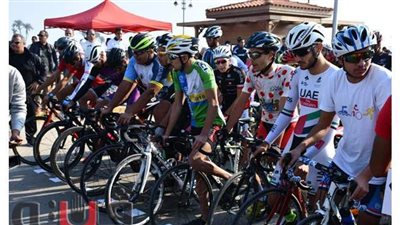 انطلاق بطولة سباق الدراجات  بجامعة القناة