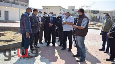 رئيس جامعة بني سويف يوجه بزيادة سرعة الإنترنت في مجمع التعليم الصناعي