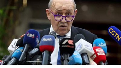 لودربان: فرنسا لا تقبل أقوال أردوغان وتنتظر أفعاله